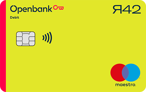 Openbank R42 betaalpas | Debitcard